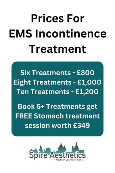 EMS Incontinence Treatment Prices Wakefield