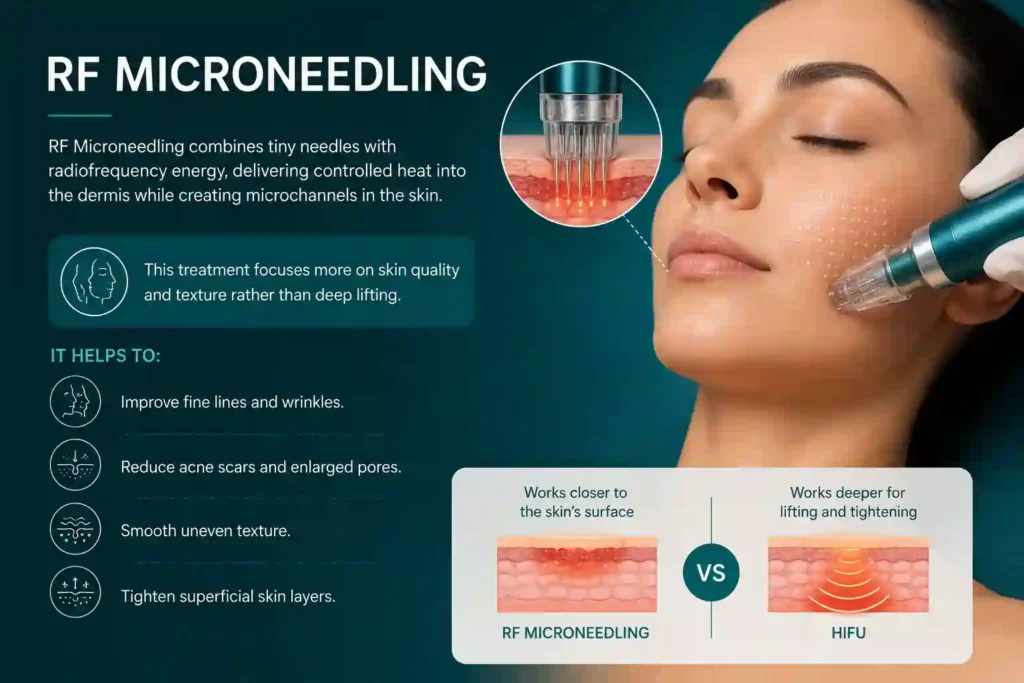 What Does RF Microneedling Do That HIFU Alone Cannot Wakefield