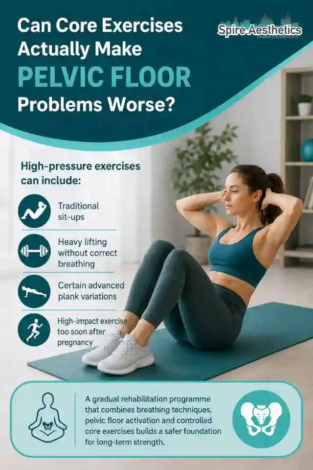 Can Strengthening Your Core Alone Actually Make Pelvic Floor Problems Worse Wakefield?